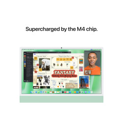 Apple iMac 24 4.5K Retina, Apple M4 8C CPU, 8C GPU/16GB/256GB SSD/Green/INT | Apple
