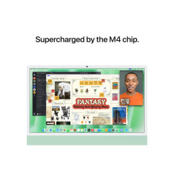 Apple iMac 24 4.5K Retina, Apple M4 8C CPU, 8C GPU/16GB/256GB SSD/Green/INT | Apple