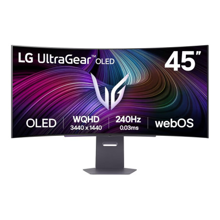 LG 45GX90SA-B 45" UltraGear Curved OLED, 21:9, 3440x1440, 275cd/m2, 0.03s/HDMI, DisplayPort, USB | LG