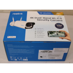 SALE OUT. Reolink W430 4K WiFi 6 Surveillance Camera, White | Reolink | 24 month(s) | UNPACKAED, MARKS ON THE CABLE