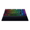 Razer | Huntsman V2 Tenkeyless | Black | Gaming keyboard | Wired | Optical Gaming Keyboard | RGB LED light | US | Clicky Purple 