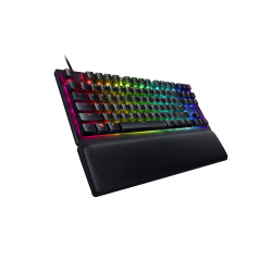 Razer | Huntsman V2 Tenkeyless | Black | Gaming keyboard | Wired | Optical Gaming Keyboard | RGB LED light | US | Clicky Purple 