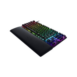 Razer | Huntsman V2 Tenkeyless | Black | Gaming keyboard | Wired | Optical Gaming Keyboard | RGB LED light | US | Clicky Purple 