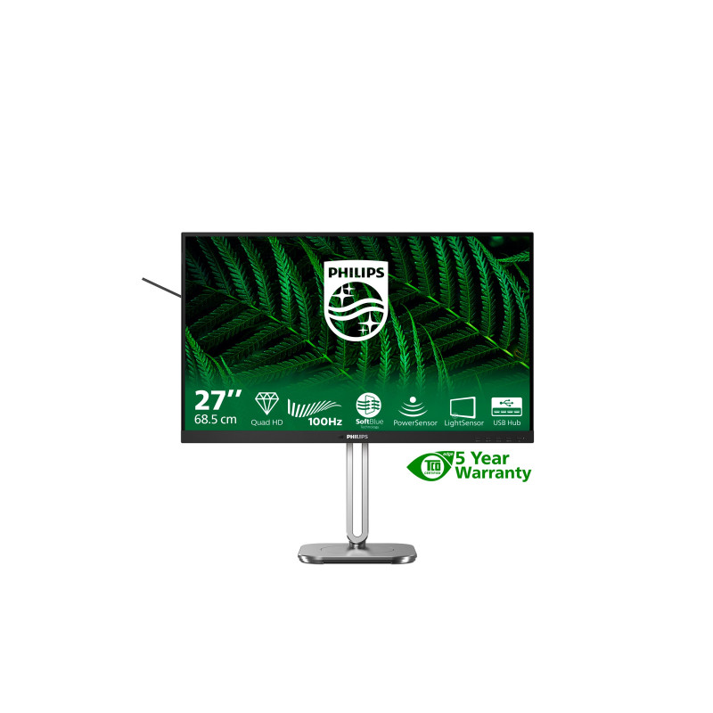 Philips | 27B2G5500/00 | 27 " | IPS | 16:9 | 100 Hz | 4 ms | 2560 x 1440 pixels | 300 cd/m | HDMI ports quantity 2