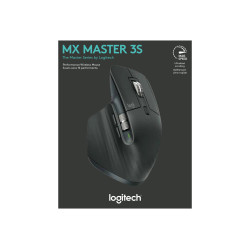 Logitech MX MASTER 3S Wireless Mouse, Graphite | Logitech