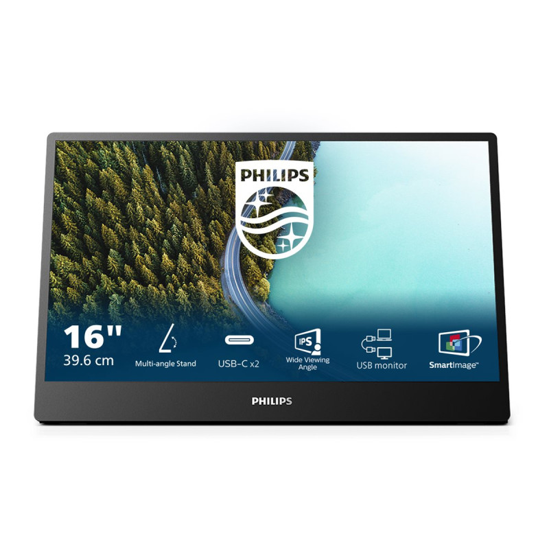Philips | 16B1P3302D/00 | 16 " | IPS | 75 Hz | 4 ms | 1920 x 1080 pixels | 250 cd/m