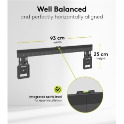 Goobay Wall mount | Ultraslim TV Wall Mount Basic FIXED (XL) | 43-100 " | Black