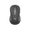 Logitech Signature M650 L Left Wireless Mouse, RF Wireless + Bluetooth, 2000 DPI, Graphite | Logitech