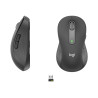 Logitech Signature M650 L Left Wireless Mouse, RF Wireless + Bluetooth, 2000 DPI, Graphite | Logitech