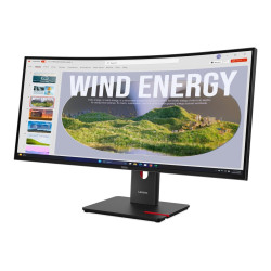 Lenovo | ThinkVision | T34WD-40 | 34 " | VA | 21:9 | 120 Hz | 4 ms | 3440 x 1440 pixels | 300 cd/m | HDMI ports quantity 1 | Ecl