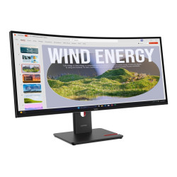 Lenovo | ThinkVision | T34WD-40 | 34 " | VA | 21:9 | 120 Hz | 4 ms | 3440 x 1440 pixels | 300 cd/m | HDMI ports quantity 1 | Ecl