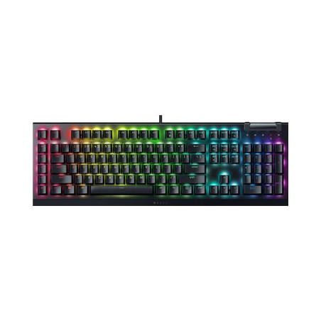Razer | Mechanical Gaming Keyboard | BlackWidow V4 X | Mechanical Gaming Keyboard | Wired | US | Black | Yellow Mechanical Switc