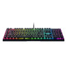 Razer | Mechanical Gaming Keyboard | BlackWidow V4 X | Mechanical Gaming Keyboard | Wired | US | Black | Yellow Mechanical Switc