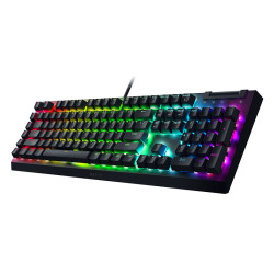 Razer | Mechanical Gaming Keyboard | BlackWidow V4 X | Mechanical Gaming Keyboard | Wired | US | Black | Yellow Mechanical Switc