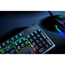 Razer | Mechanical Gaming Keyboard | BlackWidow V4 X | Mechanical Gaming Keyboard | Wired | US | Black | Yellow Mechanical Switc