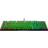 Razer BlackWidow V4 X | Gaming keyboard | Wired | US | Minecraft Edition | Razer Green Mechanical Switches (Clicky)