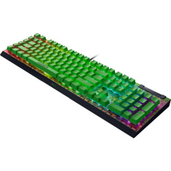 Razer BlackWidow V4 X | Gaming keyboard | Wired | US | Minecraft Edition | Razer Green Mechanical Switches (Clicky)