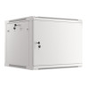 Lanberg | Rack cabinet 19" wall-mount 9U/600x600 (flat pack) for self-assembly with metal door | WF01-6609-00S | Grey