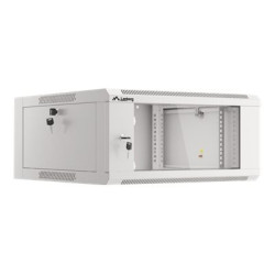 Lanberg | Rack cabinet 19" wall-mounted 4U 600 fast assembly (flat pack) | WFFA-5604-10S | Grey