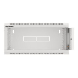 Lanberg | Rack cabinet 19" wall-mounted 4U 600 fast assembly (flat pack) | WFFA-5604-10S | Grey
