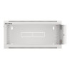 Lanberg | Rack cabinet 19" wall-mounted 4U 600 fast assembly (flat pack) | WFFA-5604-10S | Grey