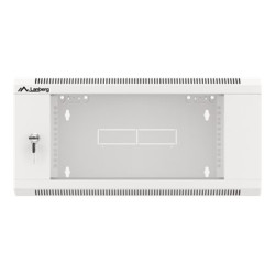 Lanberg | Rack cabinet 19" wall-mounted 4U 600 fast assembly (flat pack) | WFFA-5604-10S | Grey