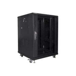 Lanberg | Rack cabinet 19" free-standing 15U/600x600 (flat pack) | FF01-6615-12B | Black