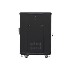 Lanberg | Rack cabinet 19" free-standing 15U/600x600 (flat pack) | FF01-6615-12B | Black