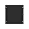 Lanberg | Rack cabinet 19" wall-mount 12U/600x450 for self-assembly with metal door (flat pack) | WF01-6412-00B | Black