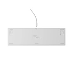 Genesis Thor 404 | Mechanical Gaming Keyboard | Wired | US | White | USB | Gateron Yellow Pro