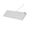 Genesis Thor 404 | Mechanical Gaming Keyboard | Wired | US | White | USB | Gateron Yellow Pro
