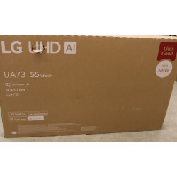 SALE OUT. LG 55UA73003LA 55" (140 cm) LED LCD TV | LG 55UA73003LA | 55 | Smart TV | webOS 25 | UHD | DAMAGED PACKAGING