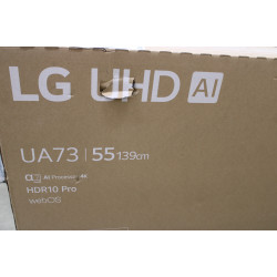 SALE OUT. LG 55UA73003LA 55" (140 cm) LED LCD TV | LG 55UA73003LA | 55 | Smart TV | webOS 25 | UHD | DAMAGED PACKAGING