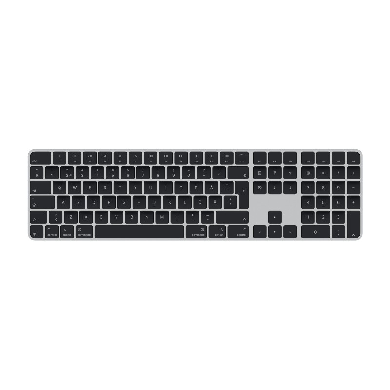 Apple Magic Keyboard with Touch ID and Numeric Keypad | MXK83S/A | Standard | Wireless | Swedish | Bluetooth