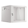 Lanberg | Rack cabinet 19" wall-mount 9U/600x600 (flat pack) with glass door | WF01-6609-10S | Grey