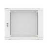 Lanberg | Rack cabinet 19" wall-mount 9U/600x600 (flat pack) with glass door | WF01-6609-10S | Grey