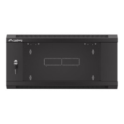 Lanberg | Rack cabinet 19" wall-mounted 4U 600 fast assembly (flat pack) | WFFA-5604-10B | Black