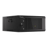 Lanberg | Rack cabinet 19" wall-mounted 4U 600 fast assembly (flat pack) | WFFA-5604-10B | Black