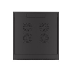 Lanberg | Rack cabinet 19" wall-mounted 4U 600 fast assembly (flat pack) | WFFA-5604-10B | Black