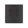 Lanberg | Rack cabinet 19" wall-mounted 4U 600 fast assembly (flat pack) | WFFA-5604-10B | Black