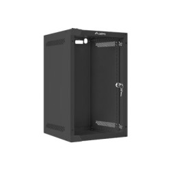 Lanberg | Rack cabinet 10" wall-mount 9U/280x310 (flat pack) with glass door | WF10-2309-10B | Black