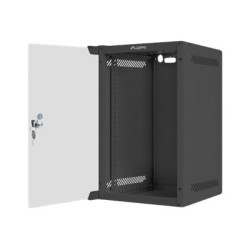 Lanberg | Rack cabinet 10" wall-mount 9U/280x310 (flat pack) with glass door | WF10-2309-10B | Black