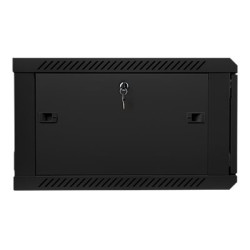 Lanberg | Rack cabinet 19" wall-mount 6U/600x600 (flat pack) | WF01-6606-10B | Black
