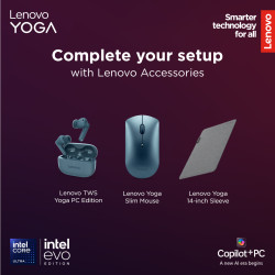 Lenovo Yoga 7 2-in-1 16ILL10 | Luna Grey | 16 " | OLED | Touchscreen | 2.8K WQXGA+ | 2880 x 1800 pixels | Intel Core Ultra 7 | 2