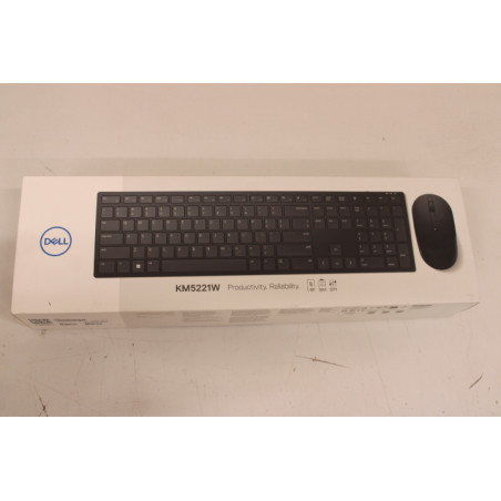 SALE OUT. | Dell | Pro Keyboard and Mouse (RTL BOX) | KM5221W | Keyboard and Mouse Set | Wireless | Batteries included | US | RE