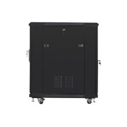 Lanberg | Rack cabinet 19" free-standing 15U/600x800 (flat pack) | FF01-6815-12B | Black