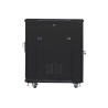 Lanberg | Rack cabinet 19" free-standing 15U/600x800 (flat pack) | FF01-6815-12B | Black