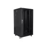 Lanberg | Rack cabinet 19" free-standing 22U/600x600 (flat pack) | FF01-6622-12B | Black
