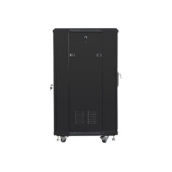 Lanberg | Rack cabinet 19" free-standing 22U/600x600 (flat pack) | FF01-6622-12B | Black