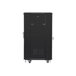 Lanberg | Rack cabinet 19" free-standing 22U/600x600 (flat pack) | FF01-6622-12B | Black
